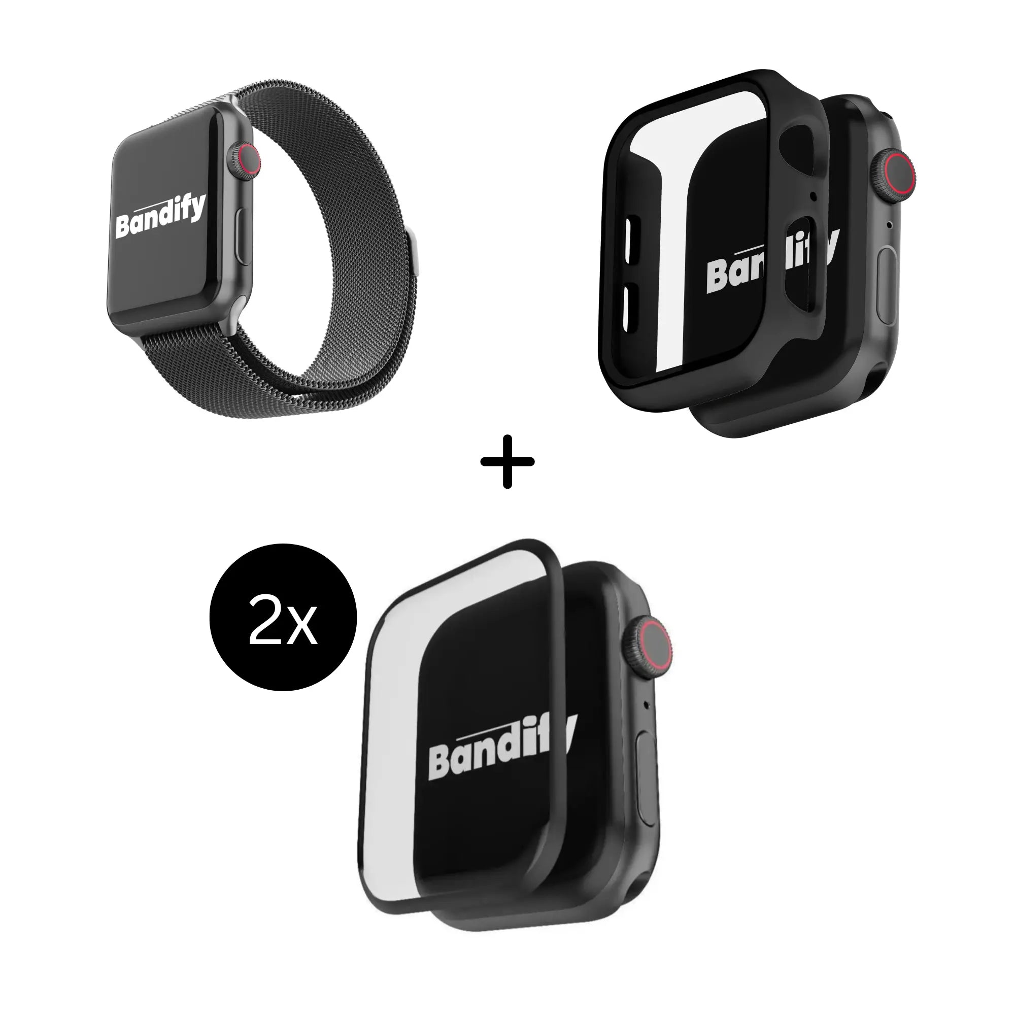 Space Black Milanese Loop Bundle Bandify