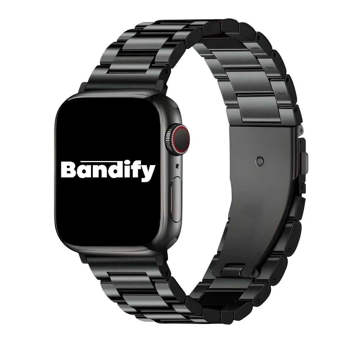 Classic Stainless Steel Apple Watch Band | Space Black Bandify