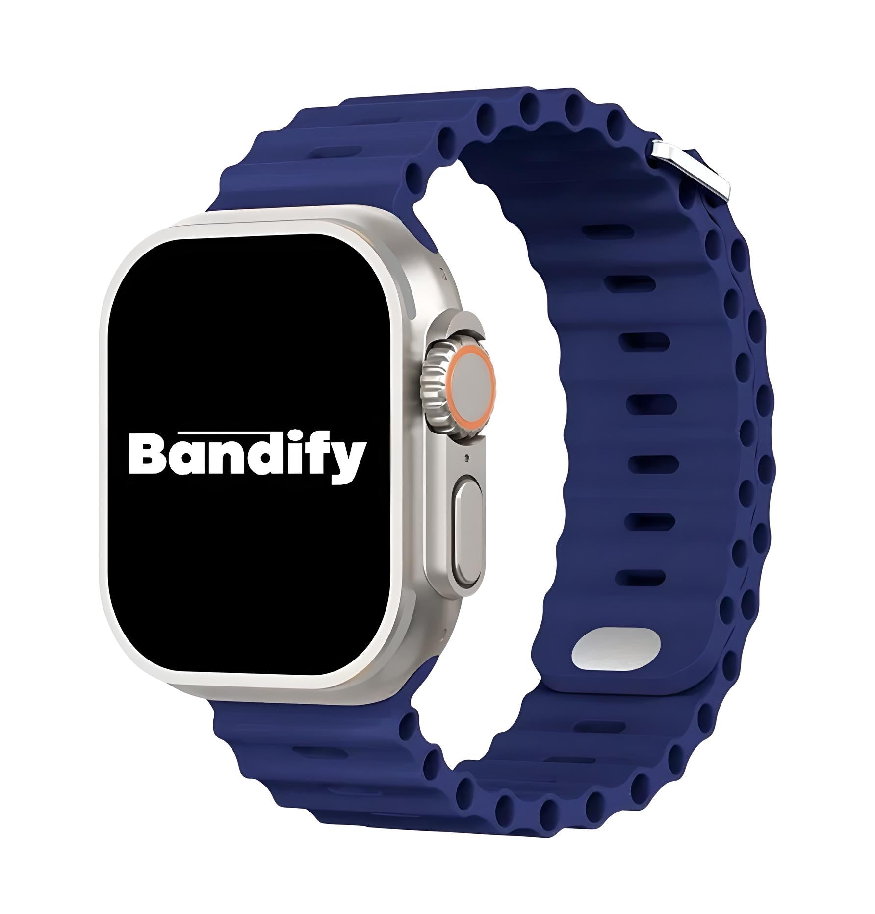 Bracelet Silicone Compatible PLAUD NotePin — Sangle Souple Respirante — Bleu Nuit