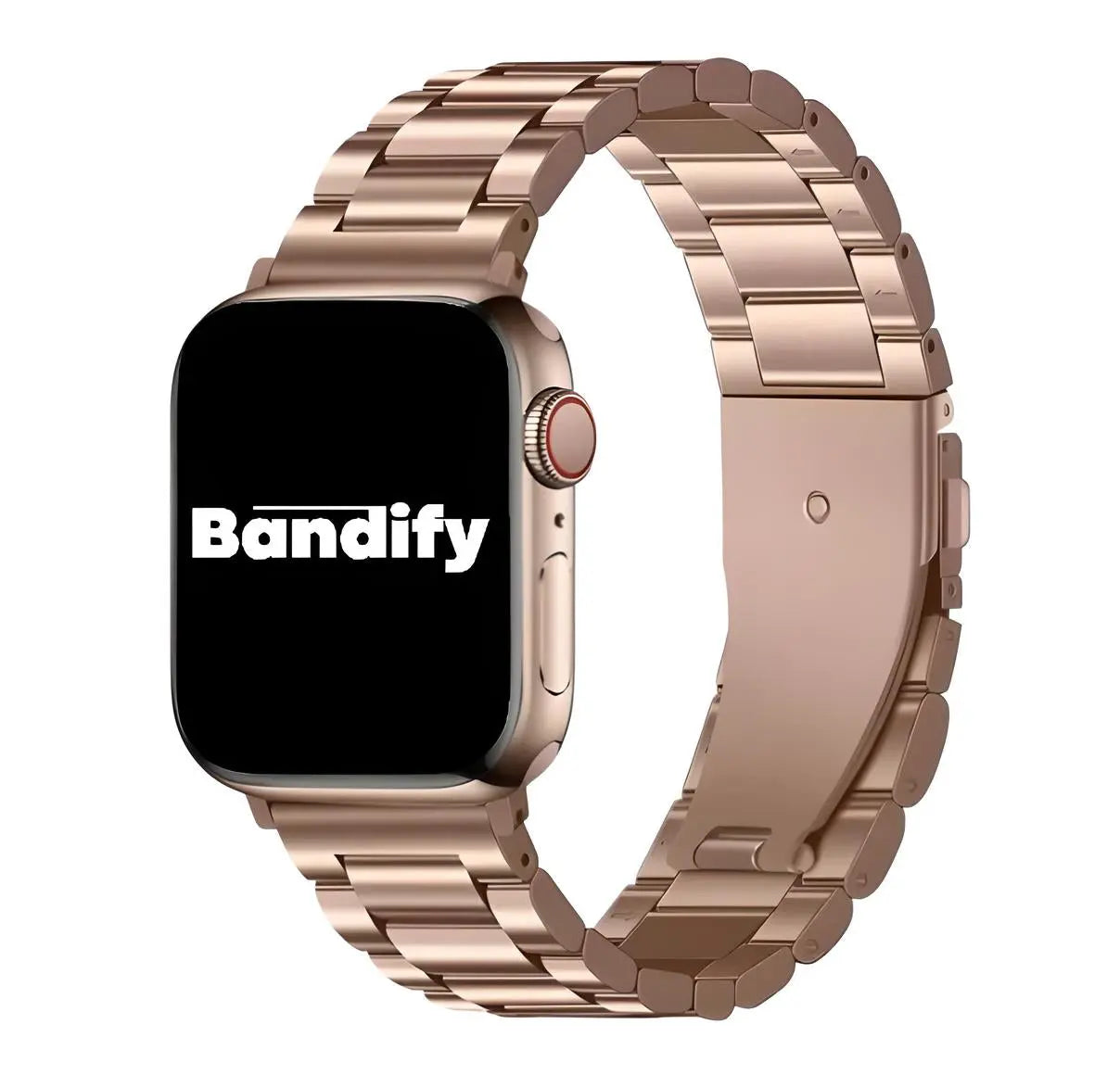 Classic Stainless Steel Apple Watch Band | Rose Gold Bandify