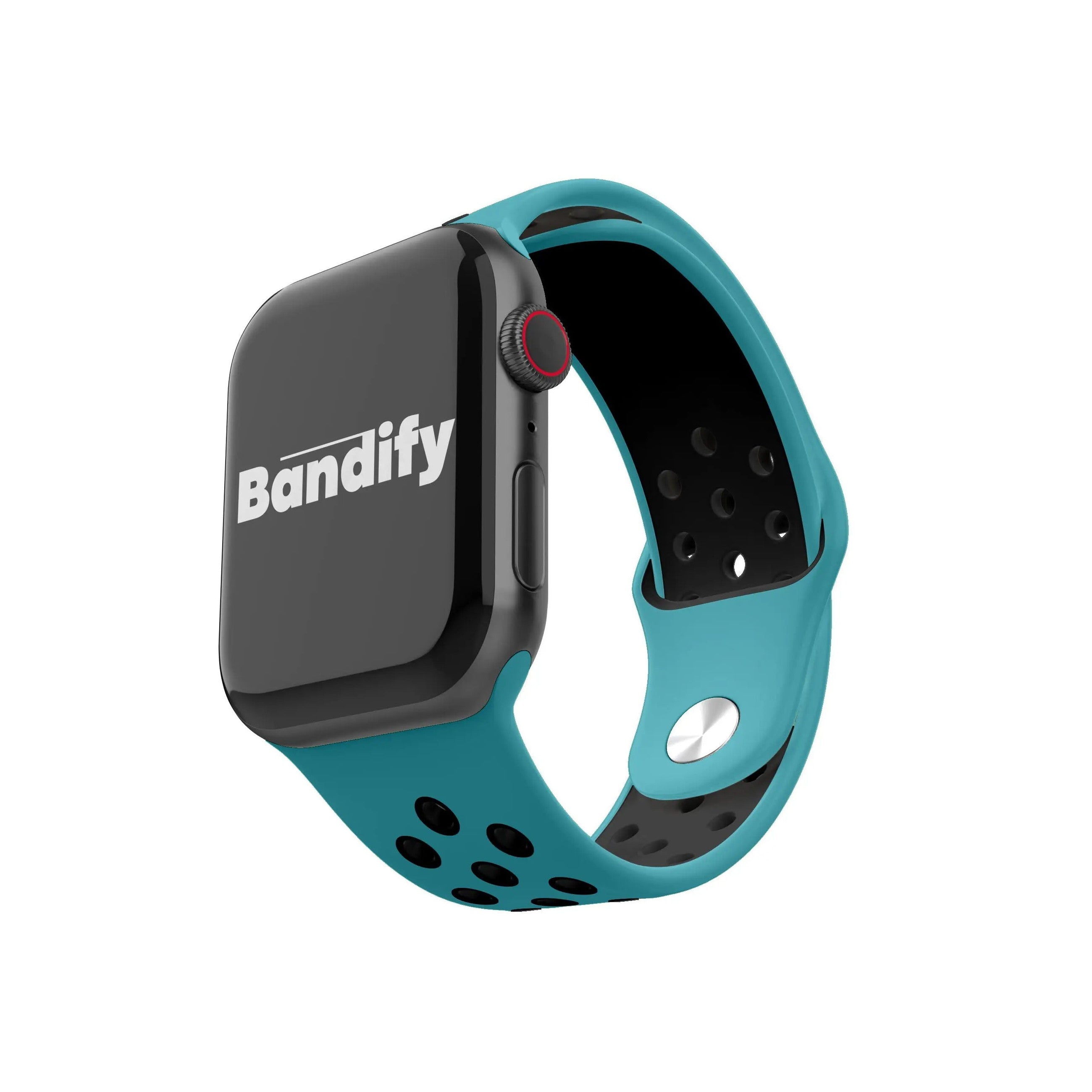 Sport Band Active | Fountain Blue/Charcoal Grey Bandify
